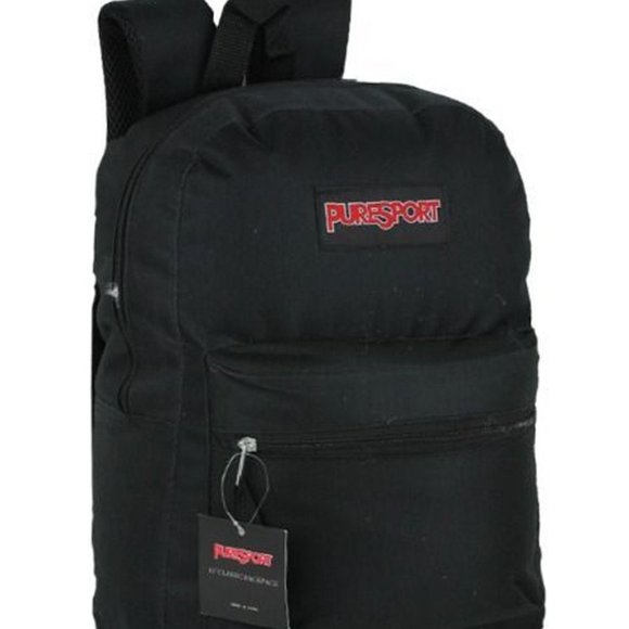 PureSport 17" Classic Kids Backpack Black - 101-17 Retail $39.95 - Picture 1 of 2